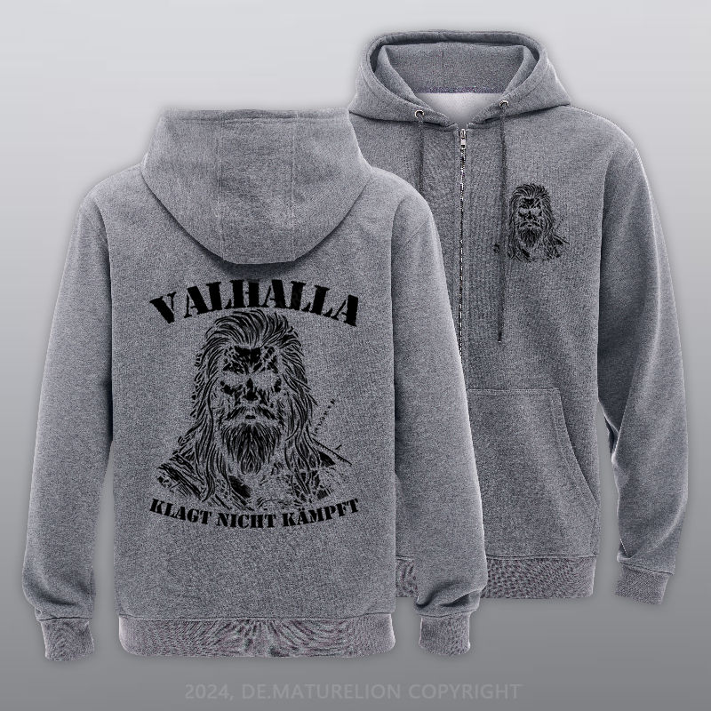 Maturelion Klagt nicht Kämpft Reißverschluss Hoodie