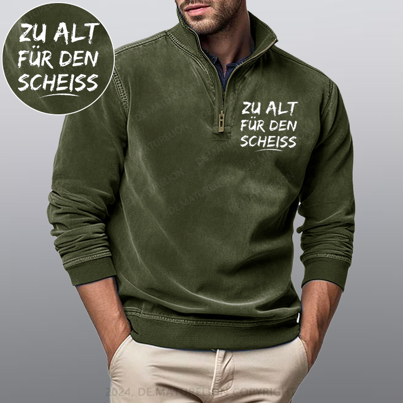 Maturelion Zu Alt Für Den Scheiss Stehkragen Poloshirt