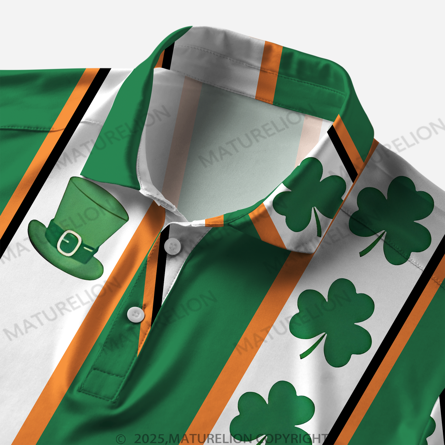 Maturelion St. Patricks Tag Polo Shirt