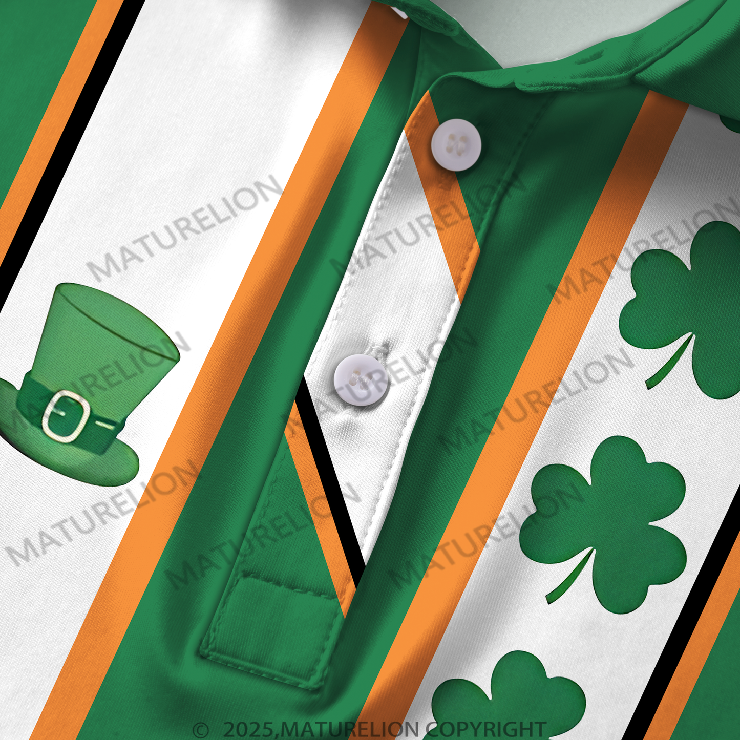 Maturelion St. Patricks Tag Polo Shirt