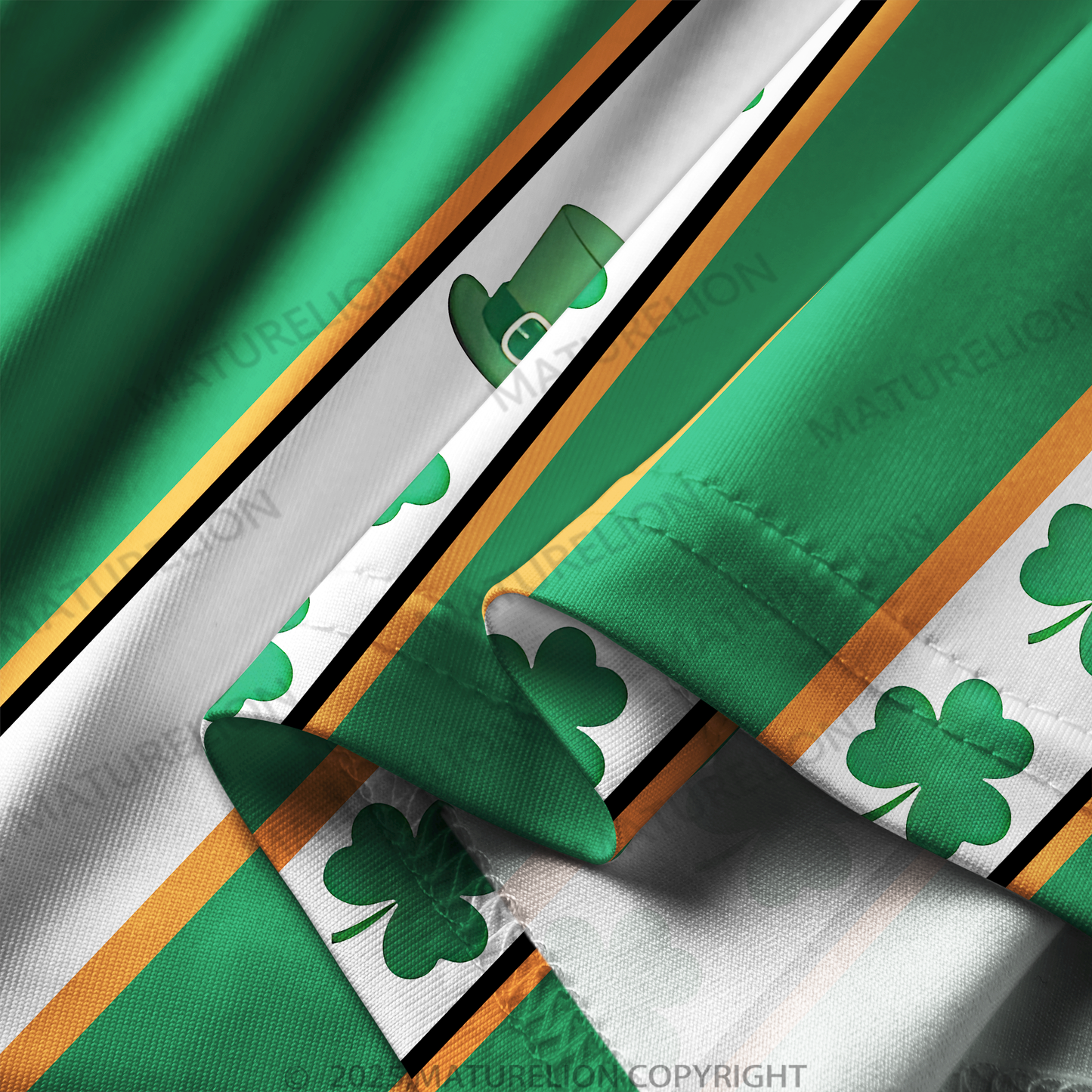 Maturelion St. Patricks Tag Polo Shirt