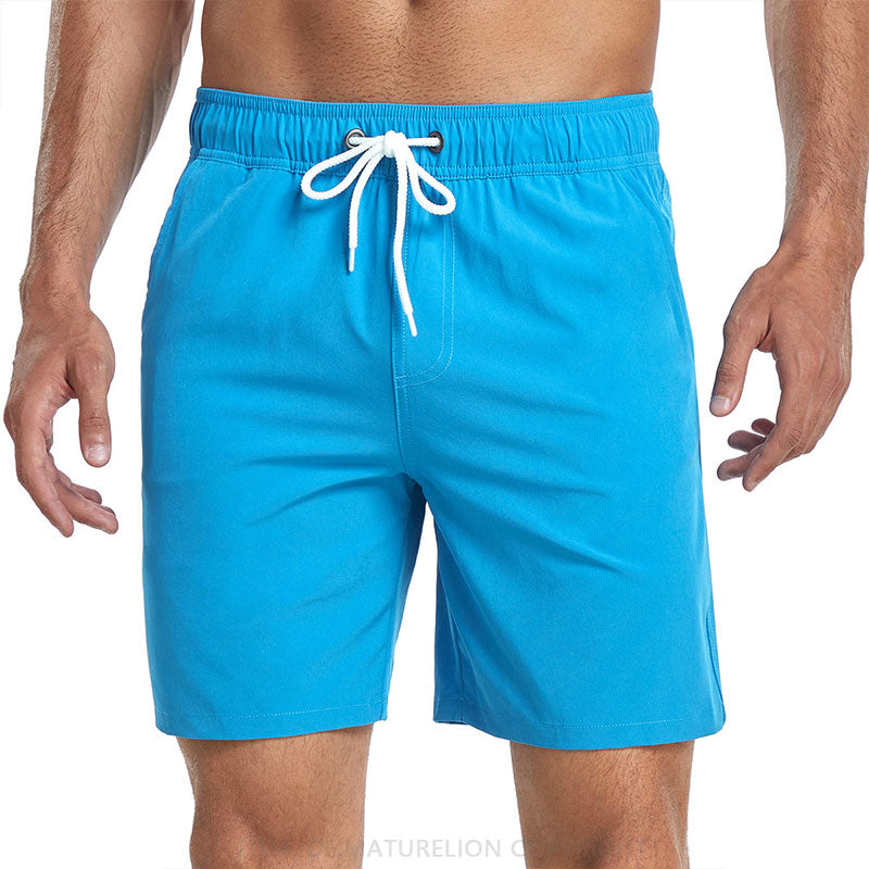 Maturelion Atmungsaktiv Fitnesshose Schnell Trocknende Strandhose Badehose