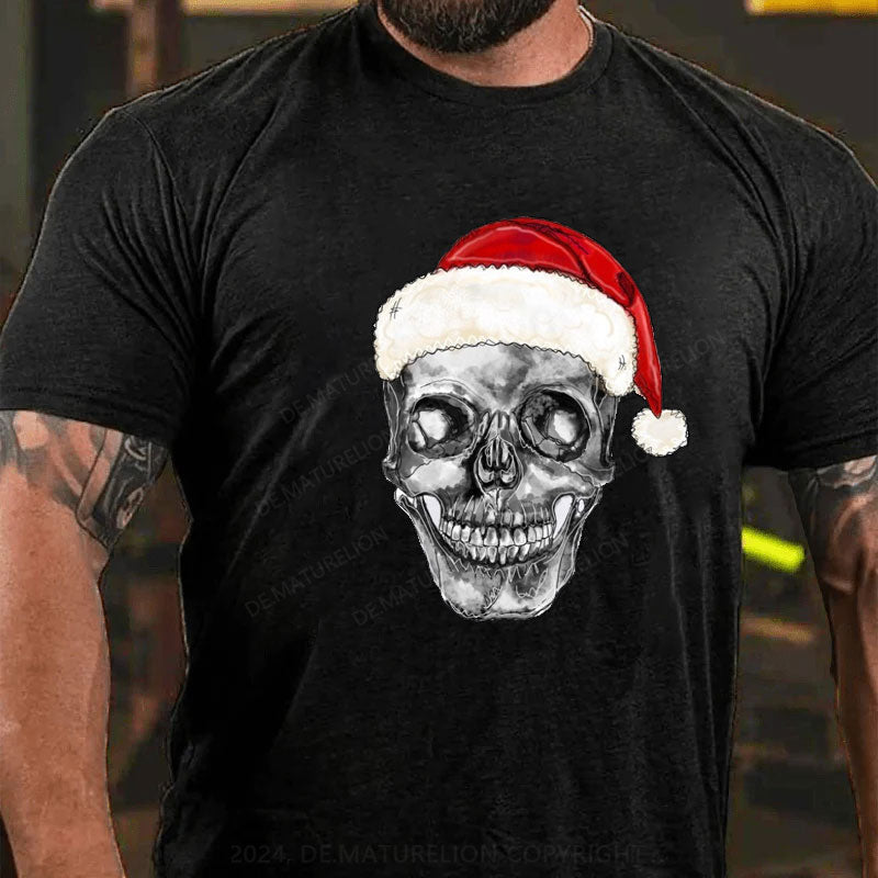 Weihnachten Schädel T-Shirt