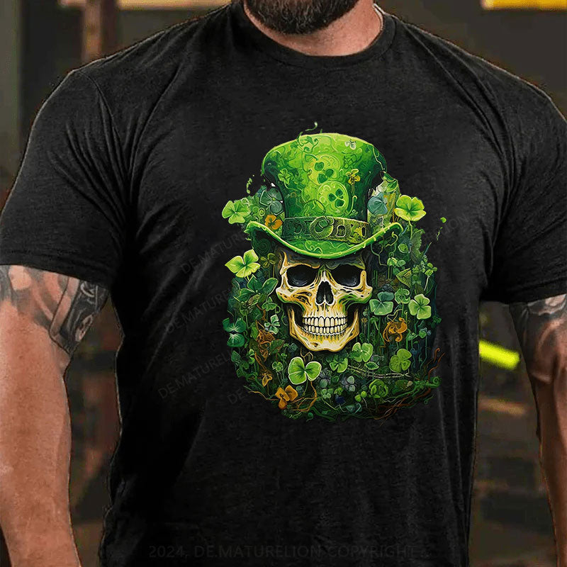 St. Patricks Tag Skeleton T-Shirt