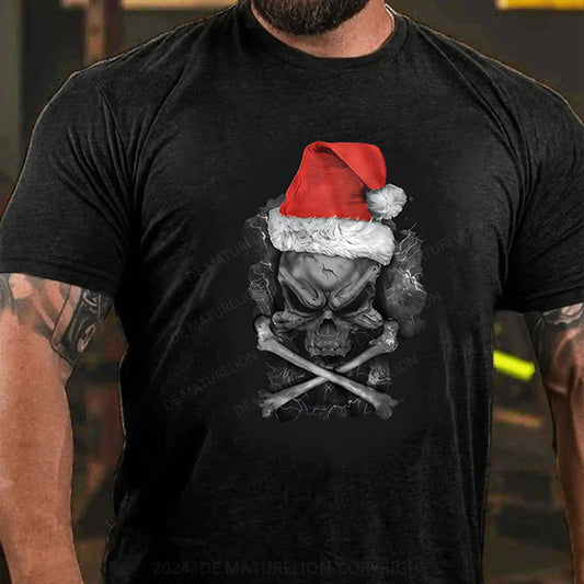 Skeleton Weihnachten T-Shirt