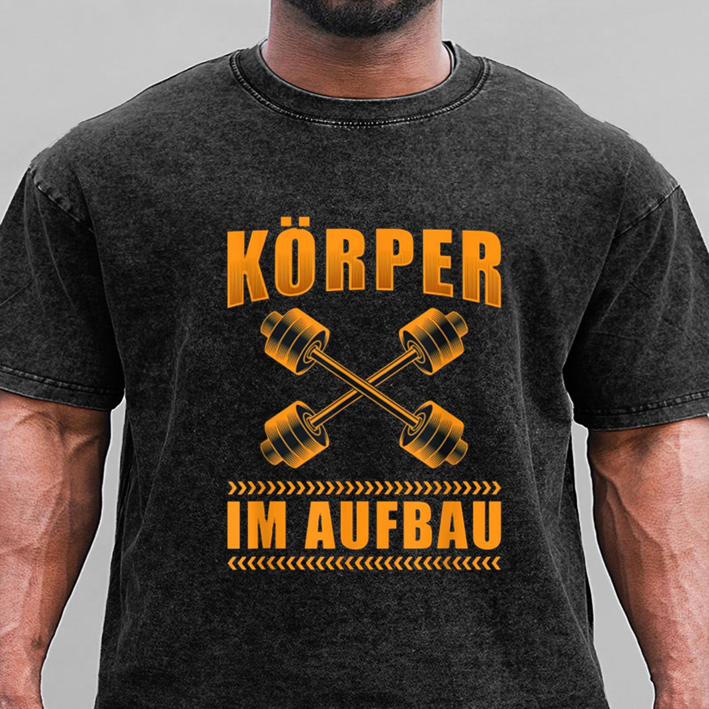 Lustig Kraftsport Gym Muskelkater Gewaschene Vintage T-Shirt