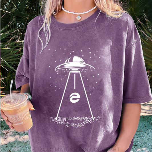 Maturelion IE Damen Gewaschene Vintage T-Shirt