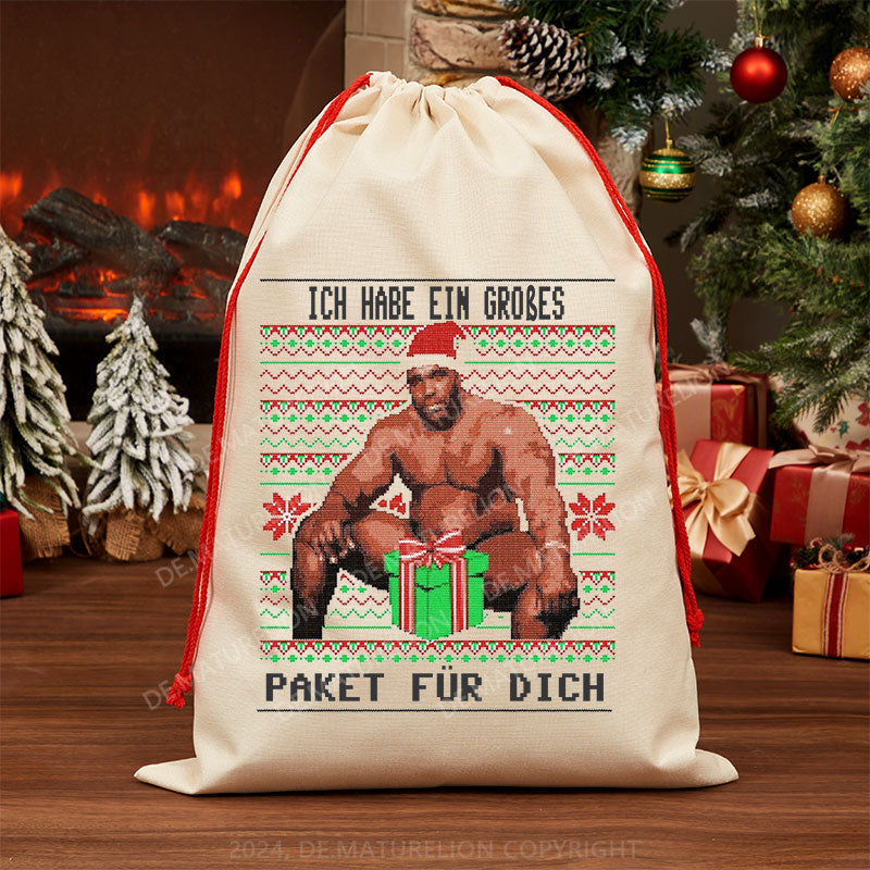 Maturelion Ich Habe Ein Großes Paket Für Dich Frohe Weihnachten Sack