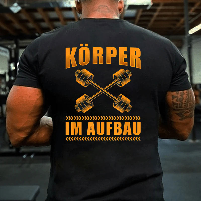 Lustig Kraftsport Gym Muskelkater T-Shirt