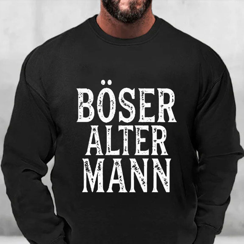 Böser Alter Mann Sweatshirt