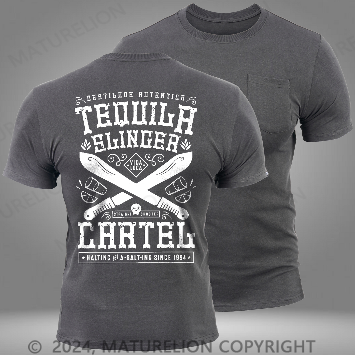 Maturelion Tequila-Kartell Tasche T-Shirt