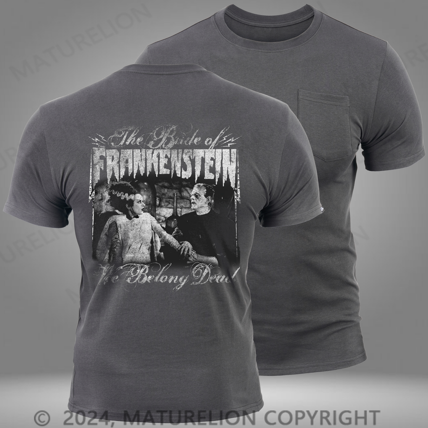 Maturelion Frankenstein Wir gehören tot Tasche T-Shirt