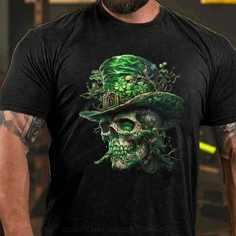 St. Patricks Tag Skeleton T-Shirt