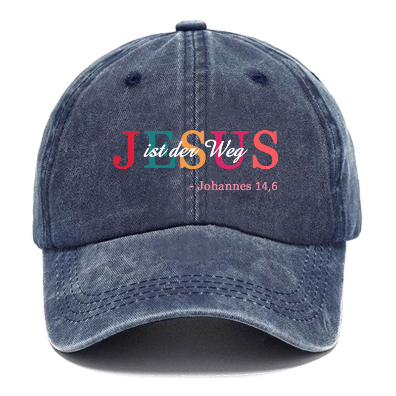 Jesus ist der Weg Baseball Cap