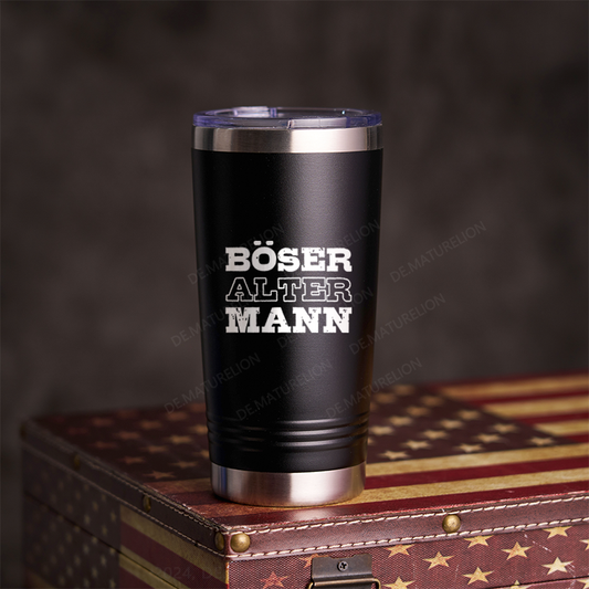 20oz Tumbler Böser Alter Mann Thermosflasche Tumbler