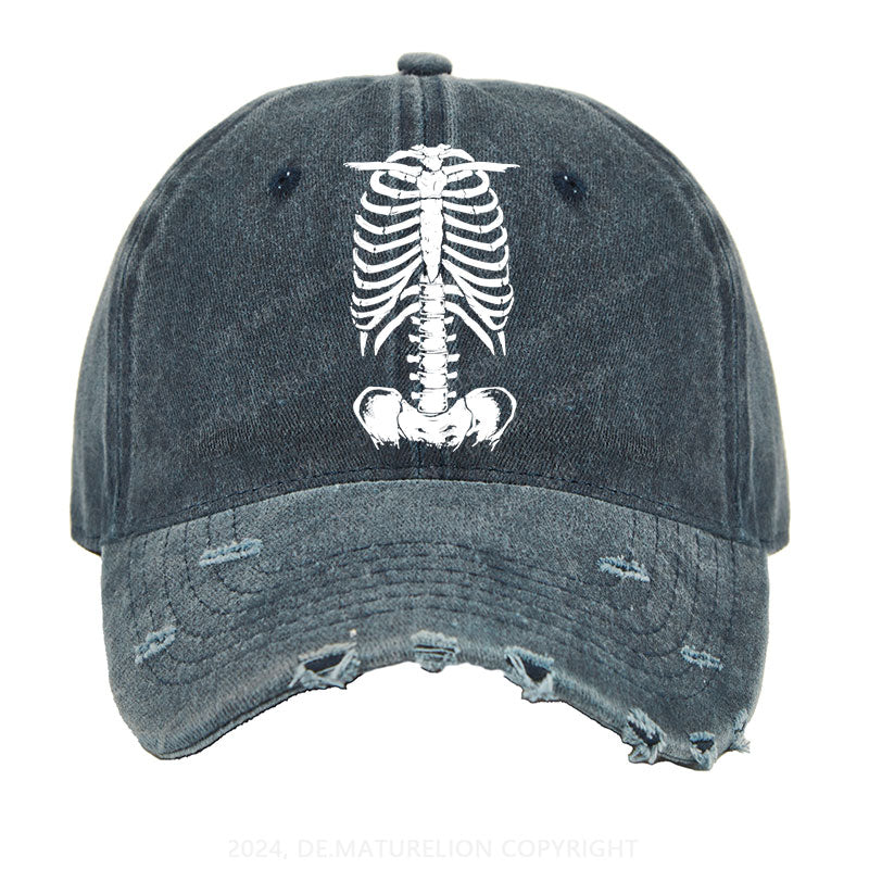 Halloween Teufel Skeleton Gewaschene Vintage Cap