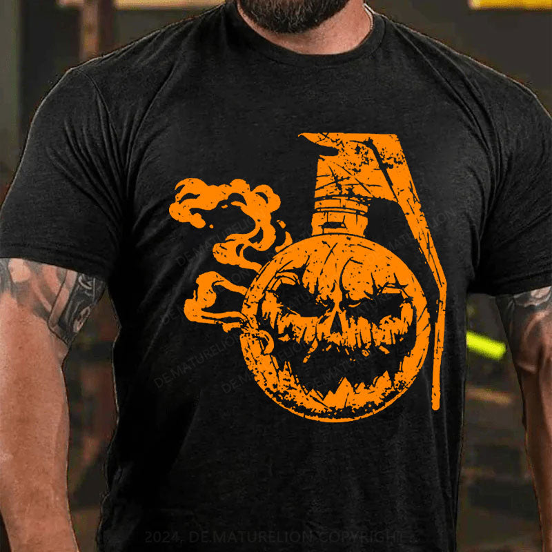 Halloween Kürbis Bombe T-Shirt