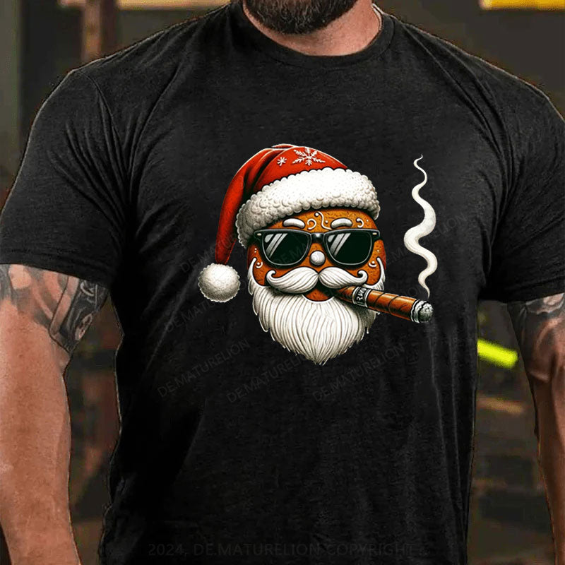 Weihnachtsmann Raucht Weihnachten T-Shirt