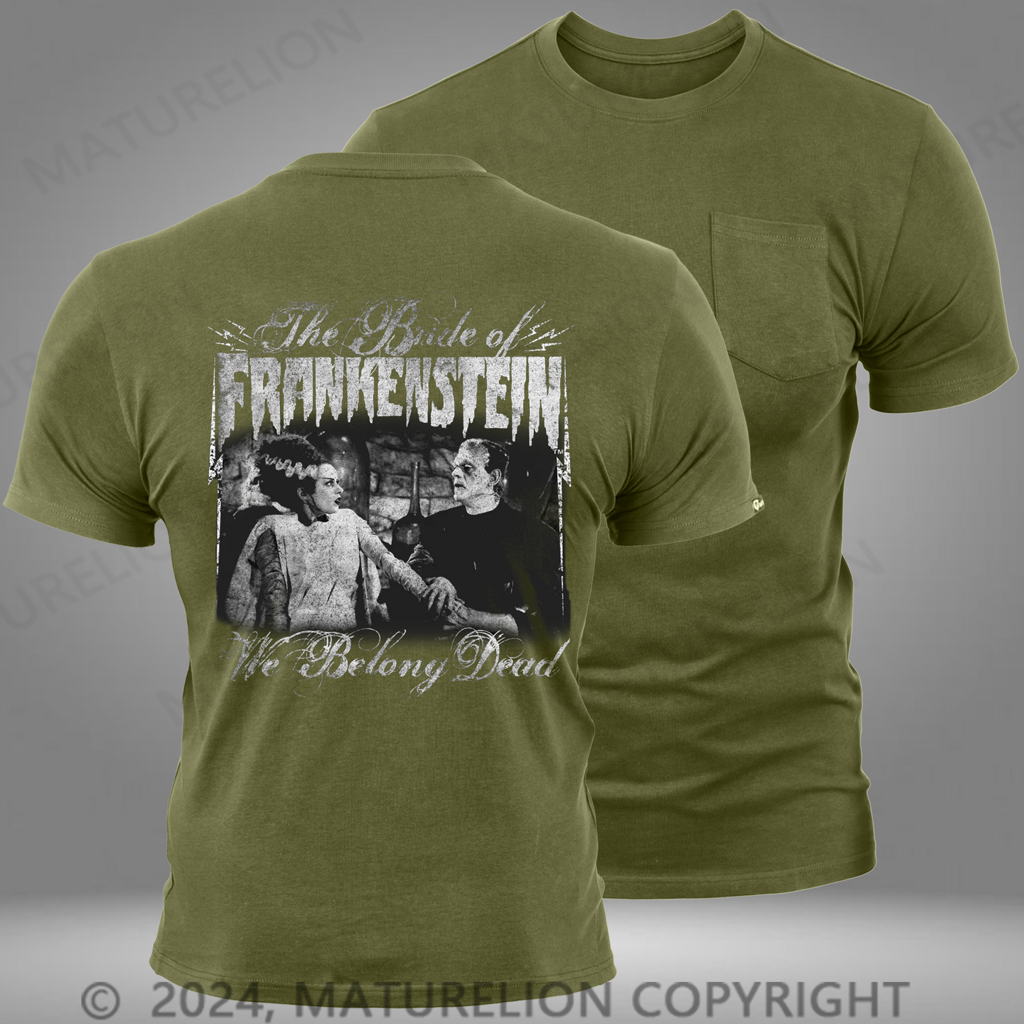 Maturelion Frankenstein Wir gehören tot Tasche T-Shirt