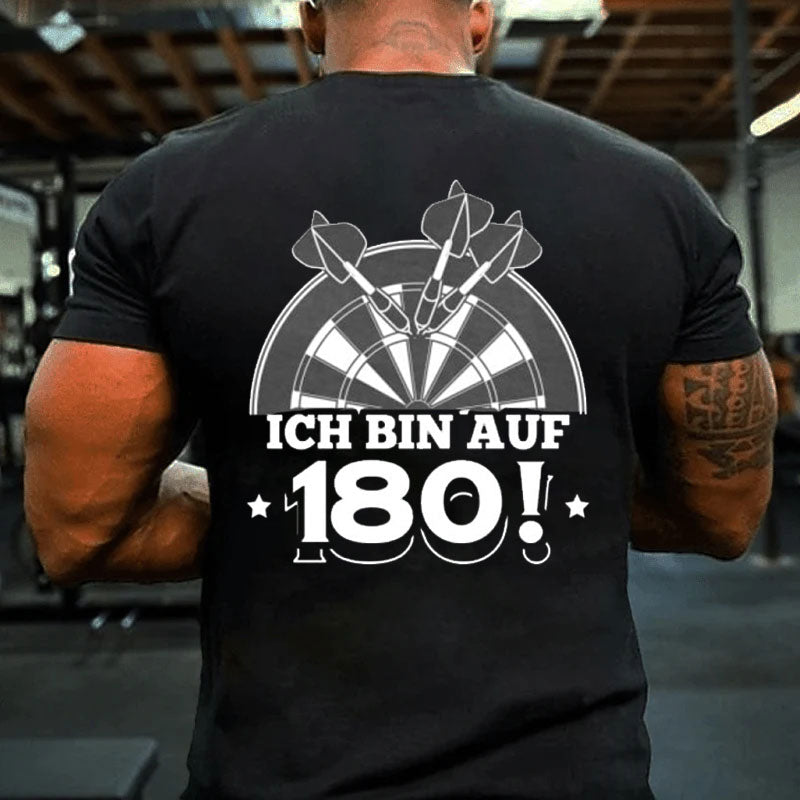 Ich Bin Auf 180 Vintage Darts T-Shirt