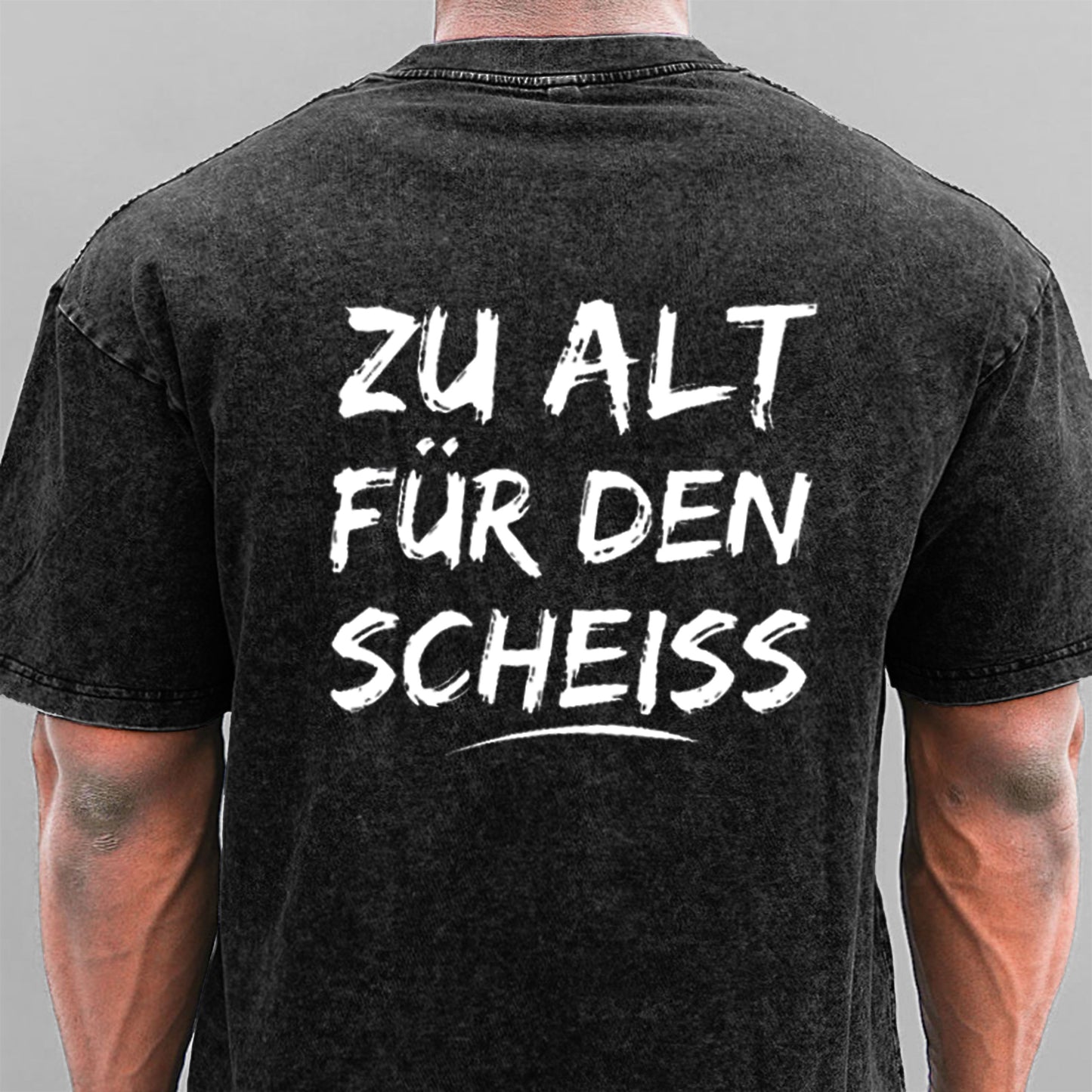 Zu Alt Für Den Scheiss Gewaschene Vintage T-Shirt