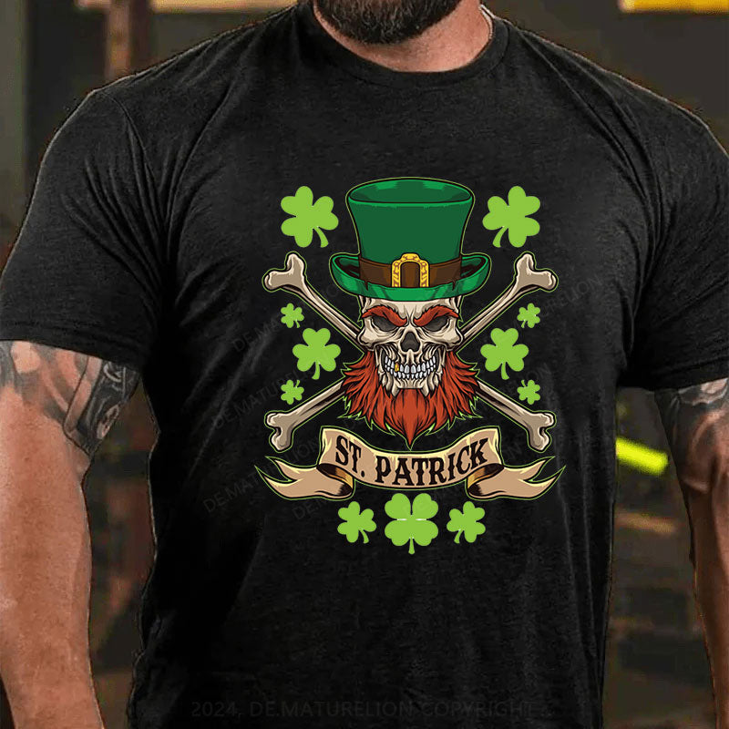 St. Patricks Tag Skeleton T-Shirt