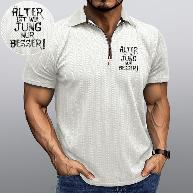 Maturelion Älter ist wie jung nur besser Kragen T-Shirt