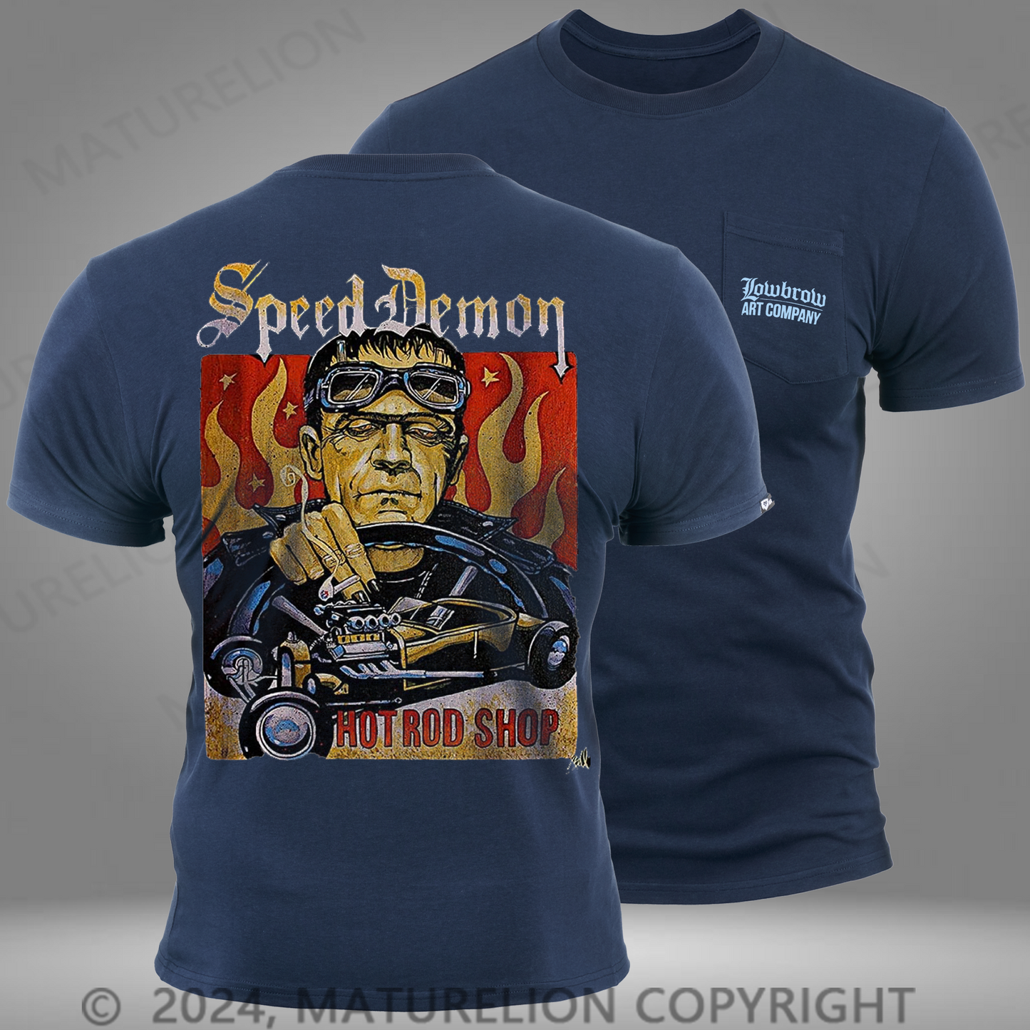 Maturelion Speed Demon von Lowbrow Art Company Tasche T-Shirt