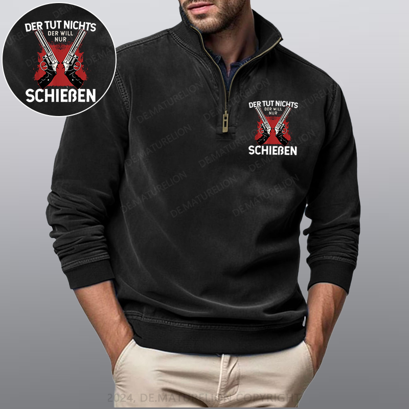 Maturelion Schützenfest Schießen Schießsport Waffe Sportschütze Stehkragen Poloshirt