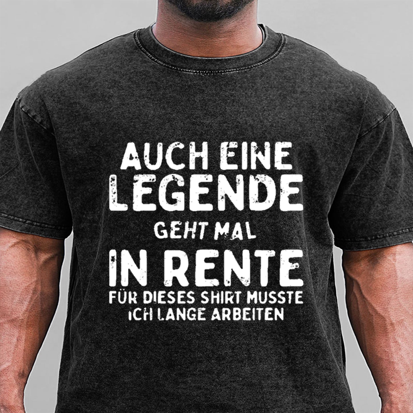 Auch Eine Legende Geht Mal In Rente Gewaschene Vintage T-Shirt