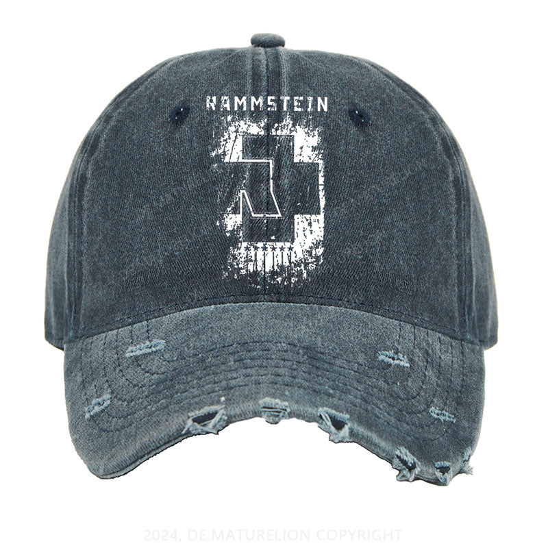 Rammstein Rock Musik Band Gewaschene Vintage Cap