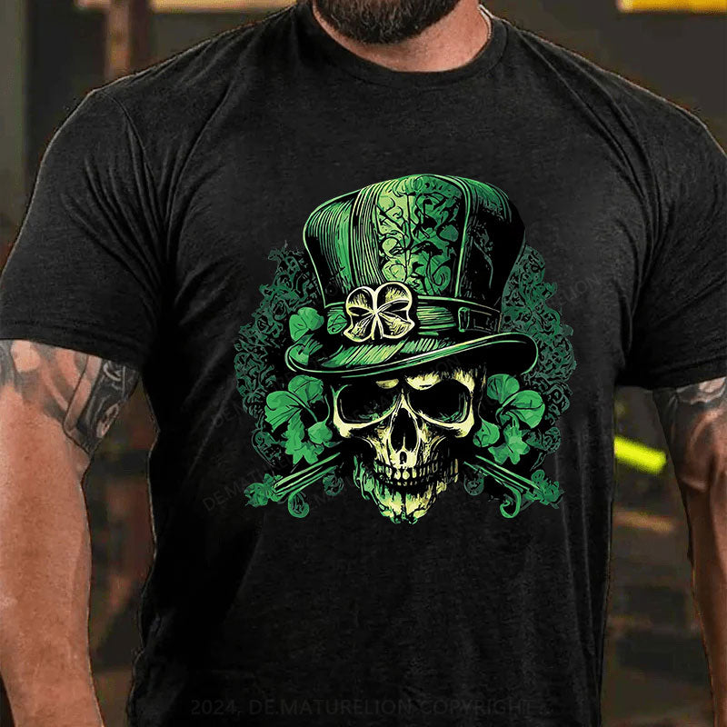 St. Patricks Tag Skeleton T-Shirt