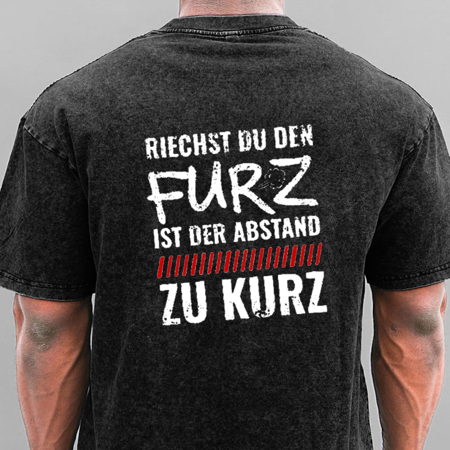 Riechst Du den Furz war der Abstand zu Kurz Gewaschene Vintage T-Shirt