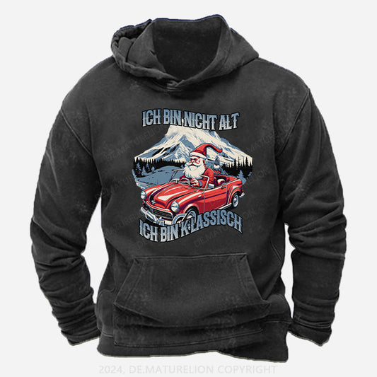 Ich bin nicht alt ich bin klassisch Weihnachten Hoodie