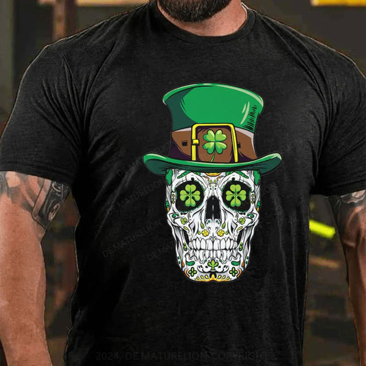 St. Patricks Tag Skeleton T-Shirt