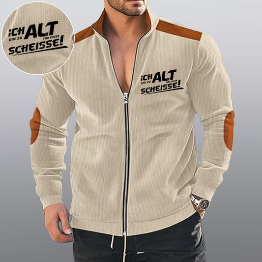Maturelion Ich Bin Zu Alt Für Diese Scheisse Reißverschluss Jacke