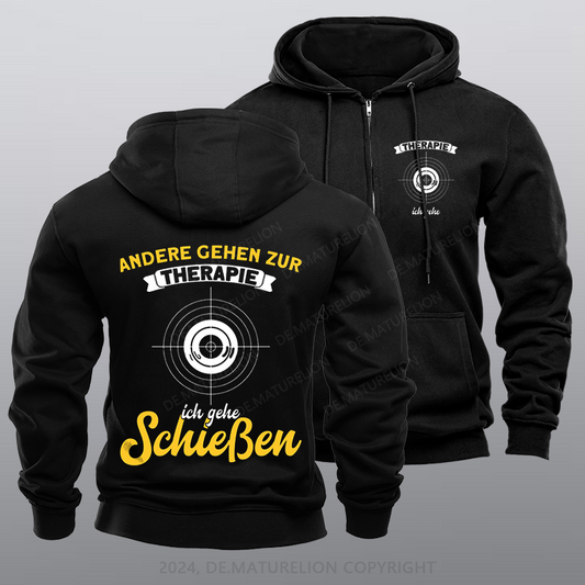 Maturelion Sport Männer Sport Schütze Reißverschluss Hoodie