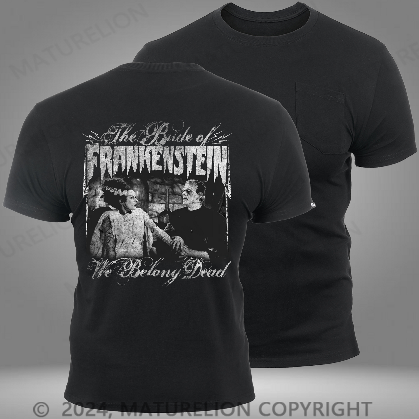 Maturelion Frankenstein Wir gehören tot Tasche T-Shirt