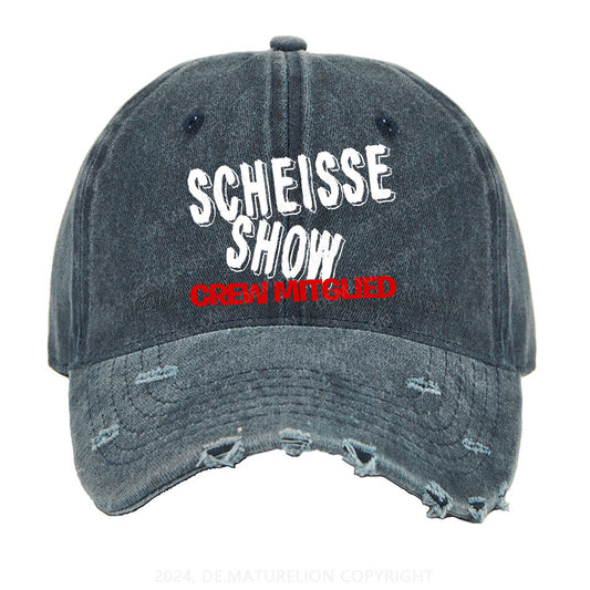 Scheisse Show Crew Mitglied Gewaschene Vintage Cap