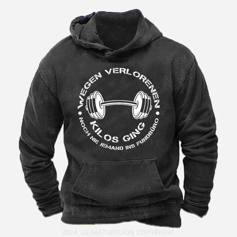 Wegen verlorenen Kilos ging noch nie jemand ins Fundbüro Hoodie