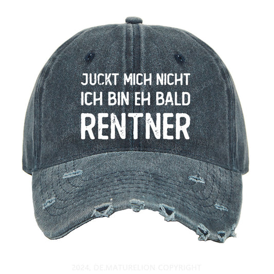 Juckt Mich Nicht Ich Bin Eh Bald Rentner Gewaschene Vintage Cap