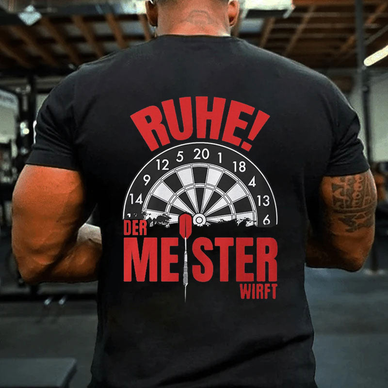 Ruhe! Der Meister wirft T-Shirt