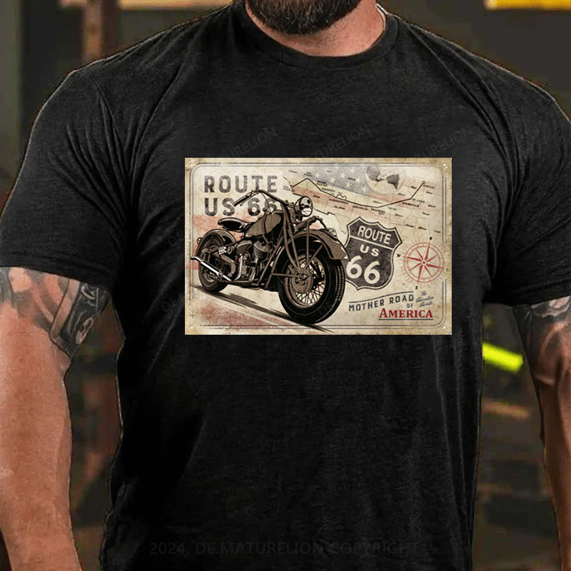 Maturelion Route 66 T-Shirt