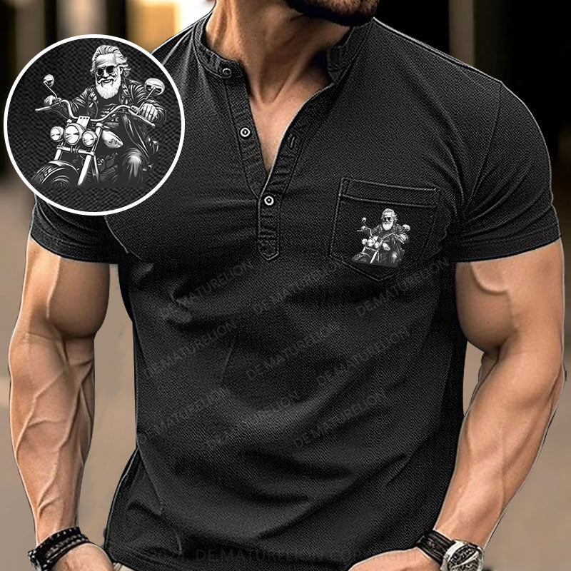 Im Alter wird man immer knackiger Henley Shirt