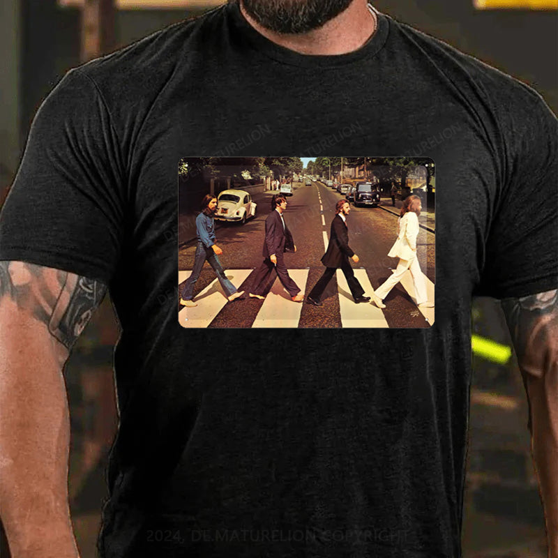 Maturelion Nostalgischer Stil T-Shirt