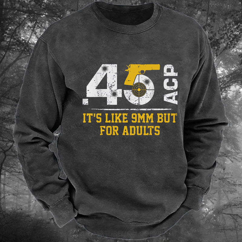 ACP Wie 9mm Gewaschenes Sweatshirt