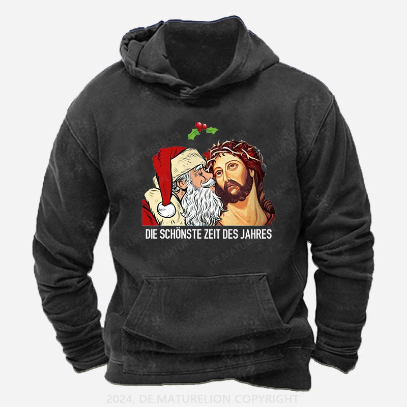 Die Schönste Zeit Des Jahres Weihnachten Hoodie