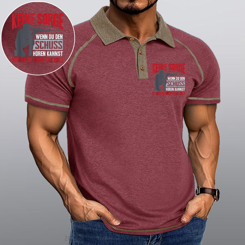 Maturelion Keine Sorge Wenn Du Den Schuss Hören Kannst Warst Nicht Ziel Kragen T-Shirt