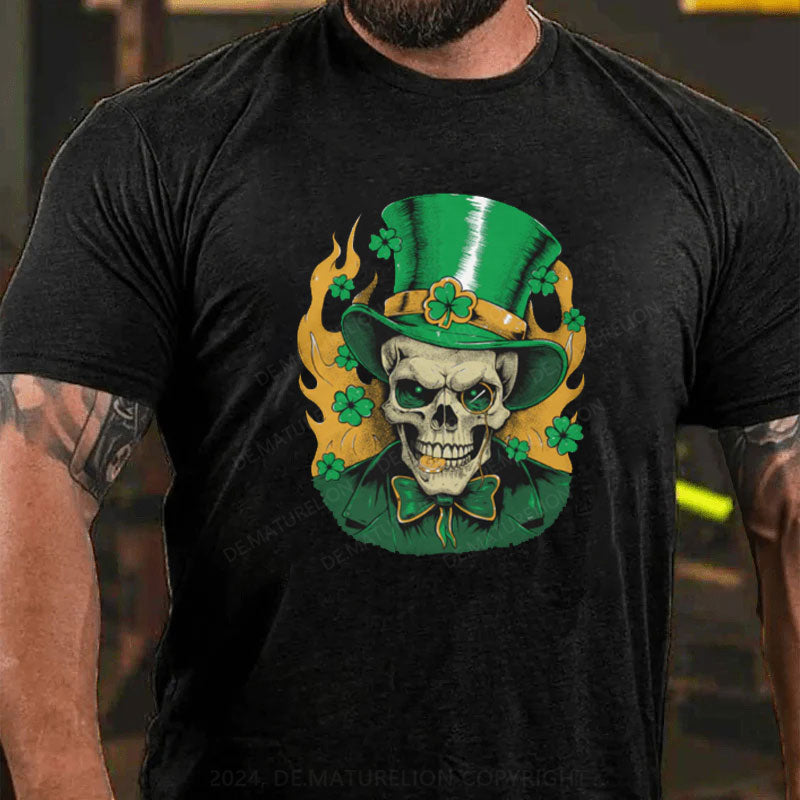 St. Patricks Tag Skeleton T-Shirt