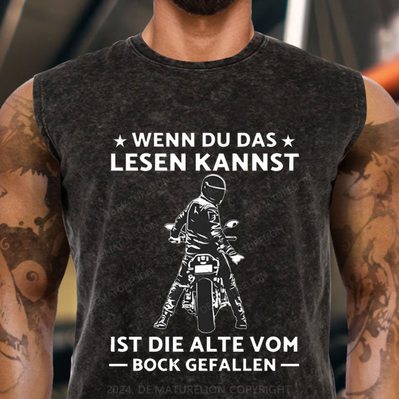 Wenn du das lesen kannst Tank Top